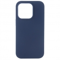 Evelatus Apple iPhone 14 Pro 6.1 Premium Soft Touch Silicone Case Deep Navy