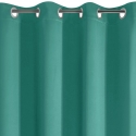 Eurofirany LOGAN blackout night curtain, 135X250 cm, loops / rings, color: light turquoise Eurofirany LOGAN blackout night curtain, 135X250 cm, loops / rings, color: light turquoise