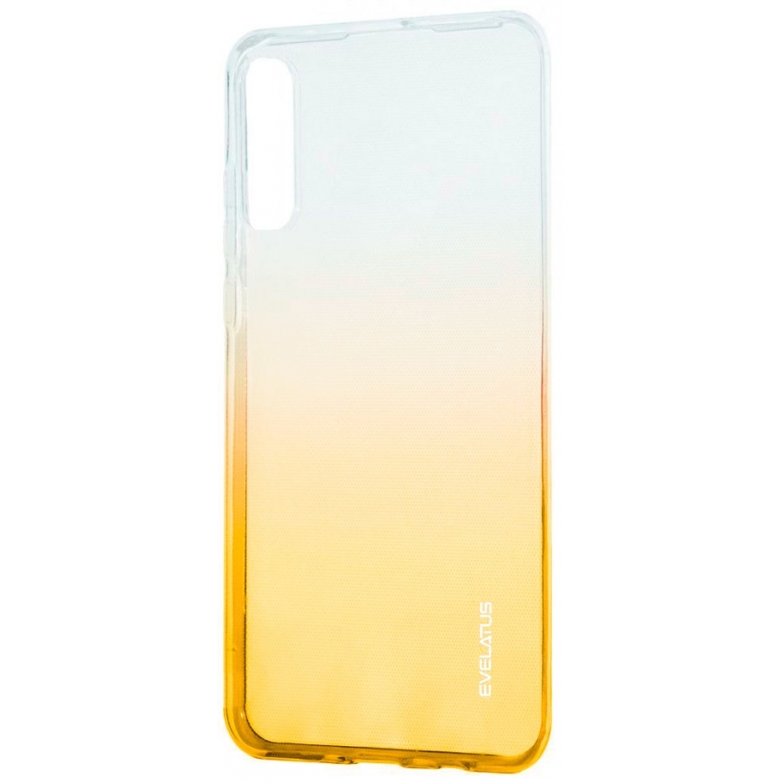 Evelatus Samsung Galaxy A70 Gradient TPU Case Gold