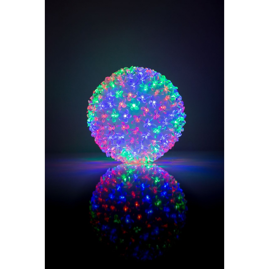 iLike N/A Bumba ar puķēm 465 200LED D-20cm Multi Color
