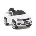 Lean Cars Auto na akumulator BMW X6 Skóra 2,4G Balta
