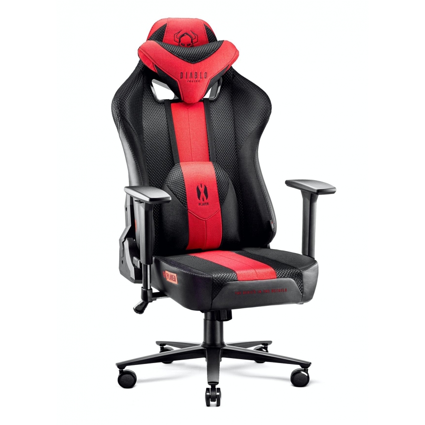 Diablo Chairs Žaidimų kėdė Diablo X-Player 2.0 Gaming Chair King Size, Juoda-raudona