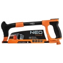 Neo Strong hacksaw 300 mm with blade container, aluminum, two-component handle Neo Strong hacksaw 300 mm with blade container, aluminum, two-component handle