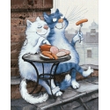 Beldizart On the roof 40x50 cm WD264 Beldizart On the roof 40x50 cm WD264