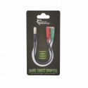 White Shark WS-354P-2X35 audio cable 0.2 m 3.5mm 2 x 3.5mm Black White Shark WS-354P-2X35 audio cable 0.2 m 3.5mm 2 x 3.5mm Black