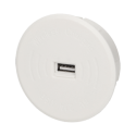 Orno Wireless induction charger with additional USB port, white Orno Wireless induction charger with additional USB port, white