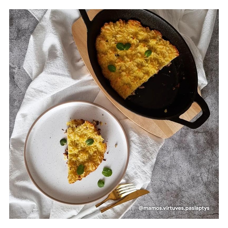 Cast iron frying pan with wooden tray Zyle ZY124KI – 2