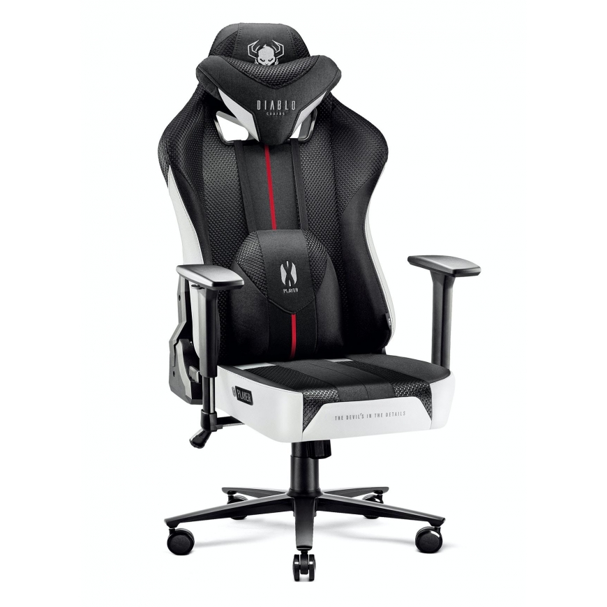 Diablo Chairs Diablo X-Player 2.0 Gaming Chair King Size, Black-white