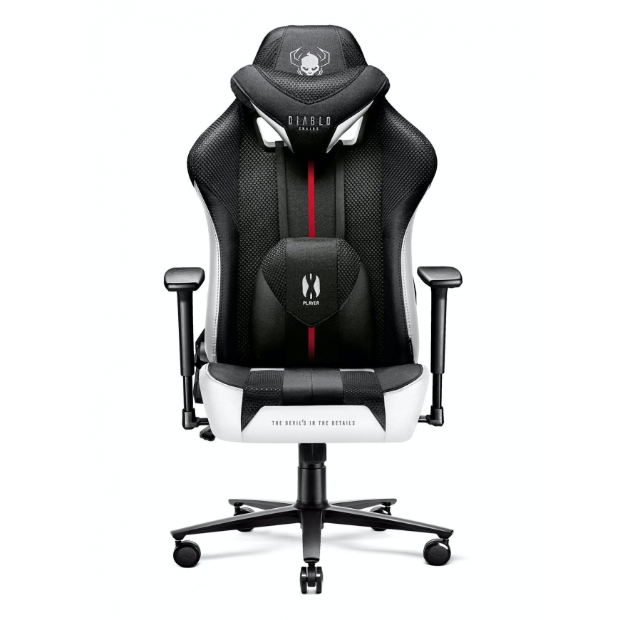 Diablo Chairs Diablo X-Player 2.0 Gaming Chair King Size, Black-white – 2