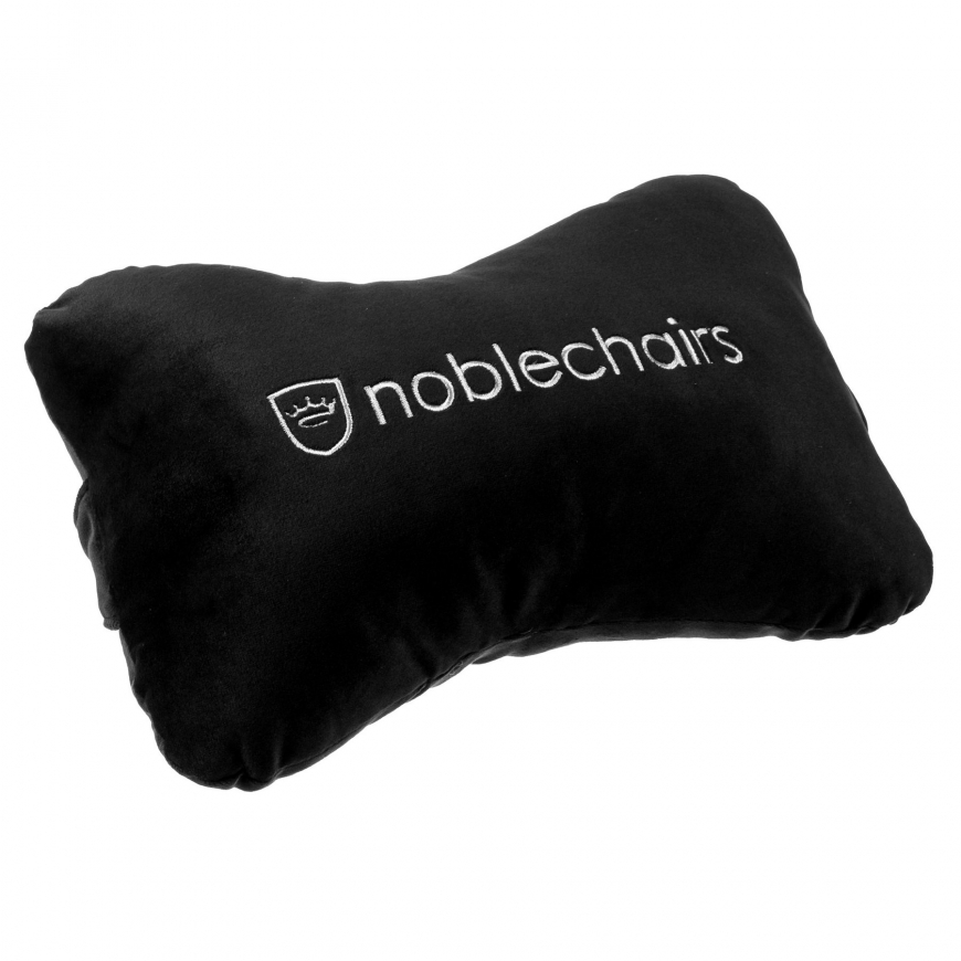 noblechairs Cushion set Melns, Balts 2 pcs – 5