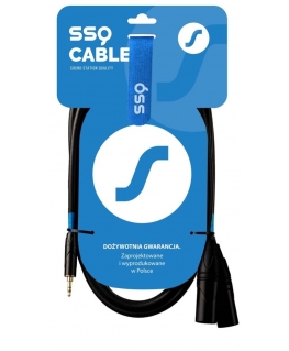 SSQ MIXLR3 - Cable Jack Stereo 3,5 mm - 2x XLR 3 m