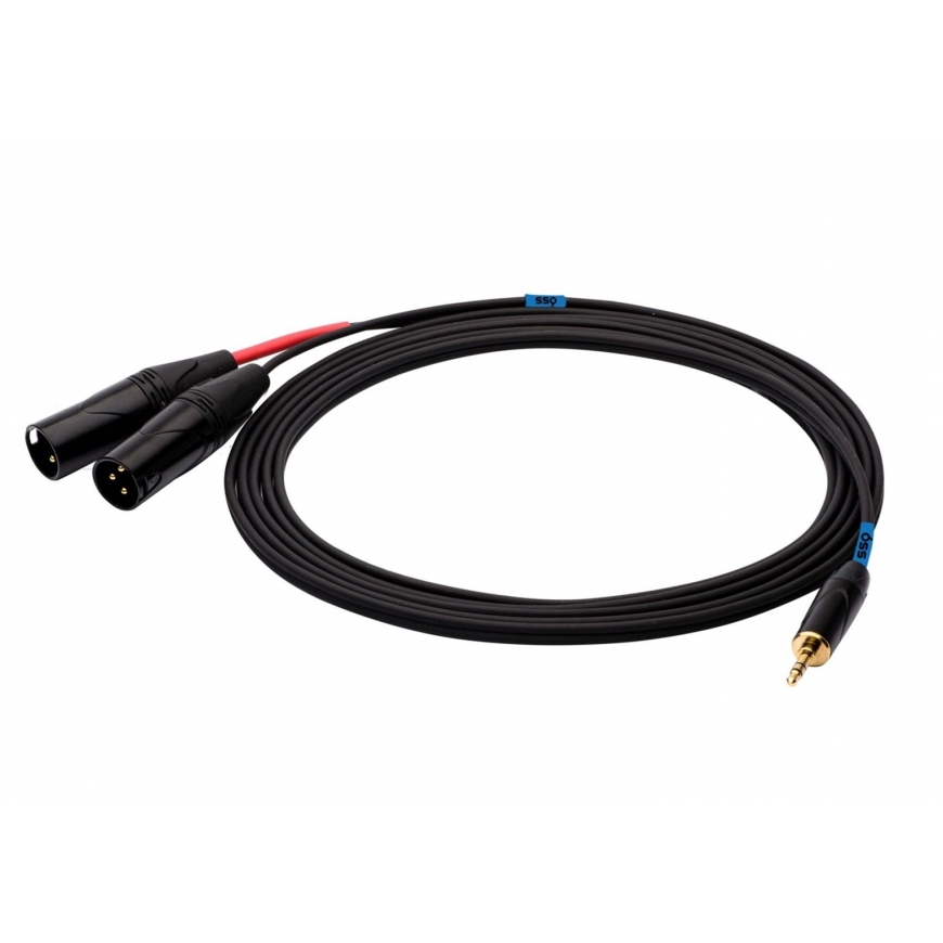 SSQ MIXLR3 - Cable Jack Stereo 3,5 mm - 2x XLR 3 m – 2