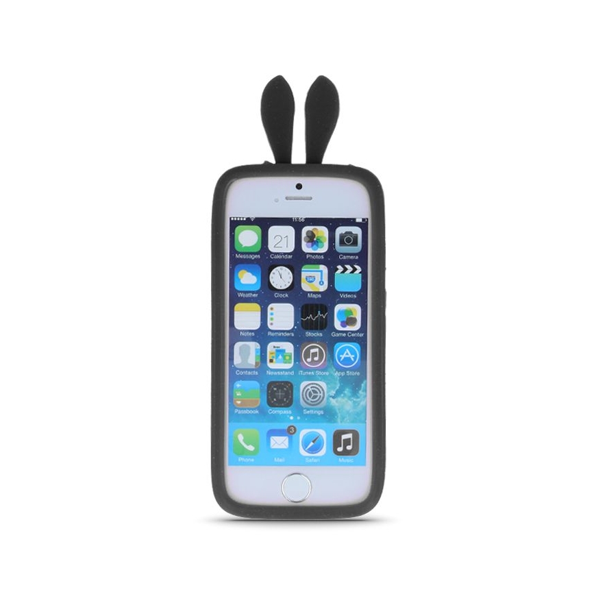 GreenGo Universal bumper L (10cm) Rabbit Ears Black