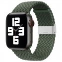 iLike Apple Watch 38/40/41mm Braided Fabric Strap Green
