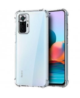 Evelatus Xiaomi Redmi Note 10 Pro Military Shockproof Silicone Case TPU Transparent