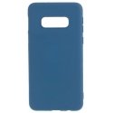 Evelatus Samsung Galaxy S10e Nano Silicone Case Soft Touch TPU Dark Blue