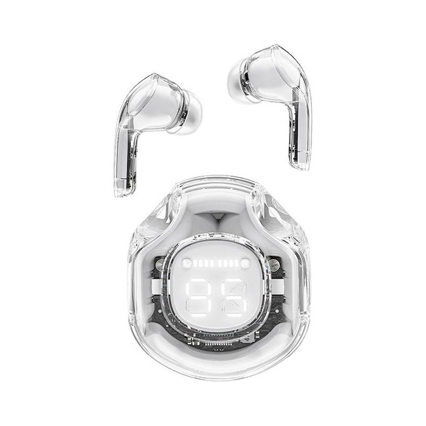 Earphones TWS Acefast T8, Bluetooth 5.3, IPX4 (White)