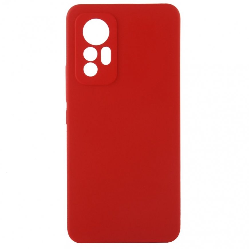 Evelatus Xiaomi 12 Pro Nano Silicone Case Soft Touch TPU Red