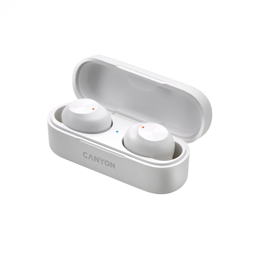 Canyon CNE-CBTHS1W headphones/headset Wireless In-ear Calls/Music USB Type-C Bluetooth White – 2