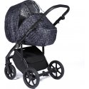 Nordbaby Universal -sadesuoja lastenvaunuun, musta printti Nordbaby Universal -sadesuoja lastenvaunuun, musta printti