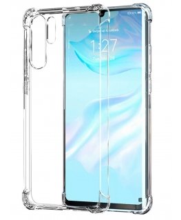 Evelatus Huawei P30 Lite Military Shockproof Silicone Case TPU Transparent