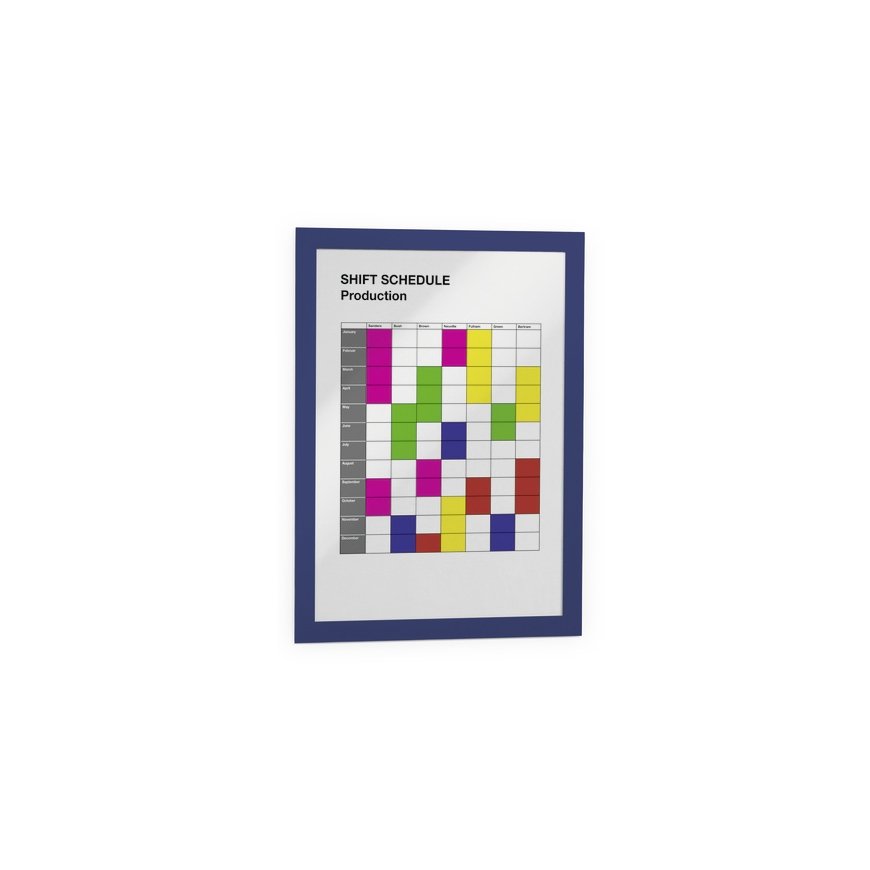 Durable 4872-07 magnetic frame A4 Blue – 3