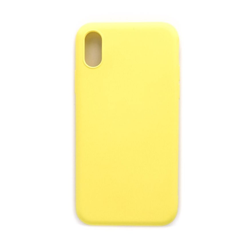 Evelatus Apple iPhone X/Xs Nano Silicone Case Soft Touch TPU Yellow