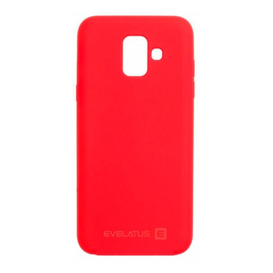 Evelatus Samsung A6 2018 Nano Silicone Case Soft Touch TPU Red