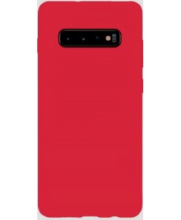 Evelatus Samsung Galaxy S10 Nano Silicone Case Soft Touch TPU Red