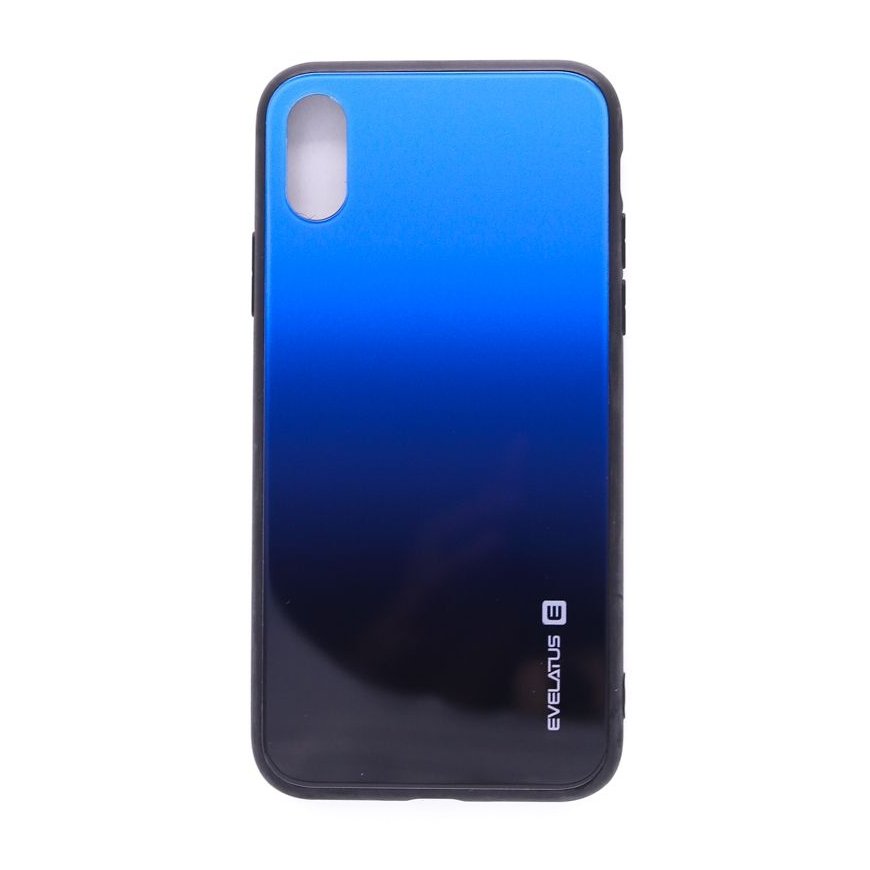 Evelatus Apple iPhone X/Xs Gradient Glass Case 7 Sea Depth