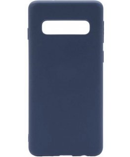 Evelatus Samsung S10 Soft Premium Soft Touch Silicone Case Midnight Blue