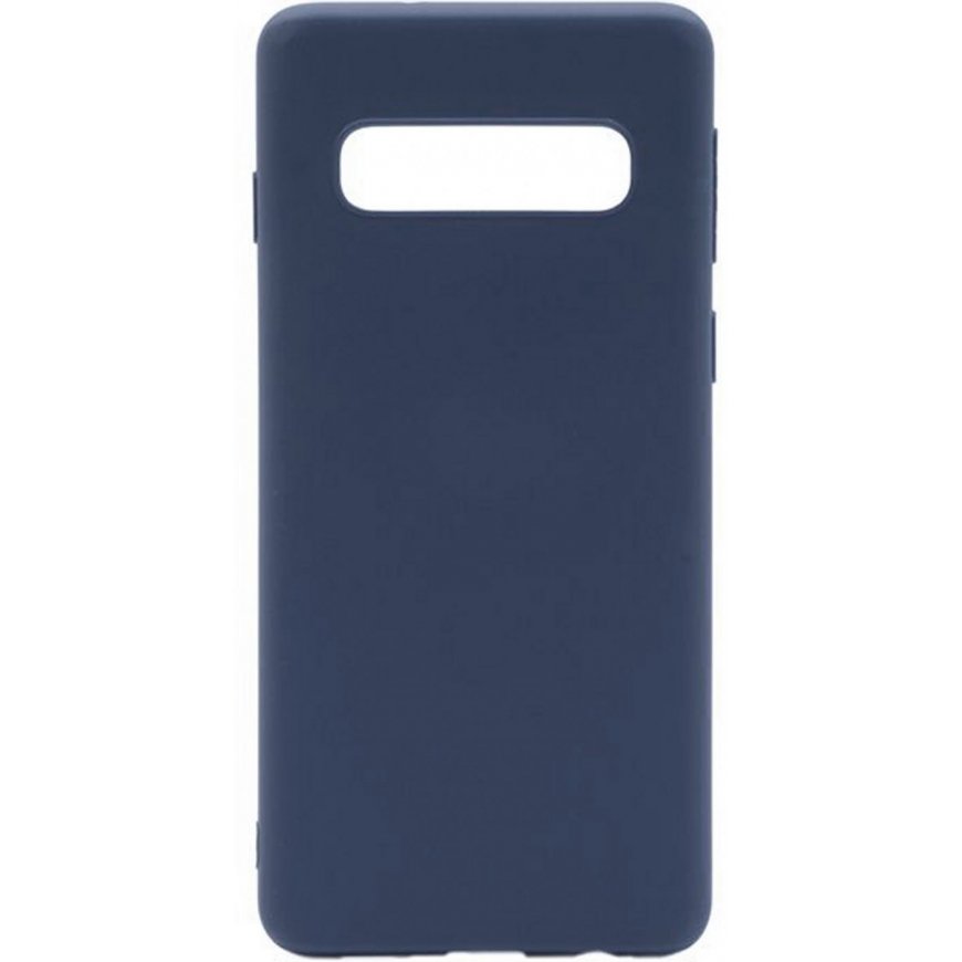 Evelatus Samsung S10 Soft Premium Soft Touch Silicone Case Midnight Blue