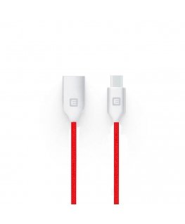 Evelatus - MicroUSB cable EDC04 Red