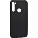 Evelatus Xiaomi Xiaomi Redmi Note 8 / Redmi Note 8 2021 Soft Touch Silicone Case with Strap Black