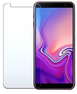 Evelatus Samsung J6 Plus 0.33 Flat Clear Glass Japan Glue Anti-Static