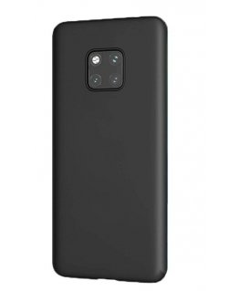 Evelatus Huawei Mate 20 Pro Premium Soft Touch Silicone Case Black