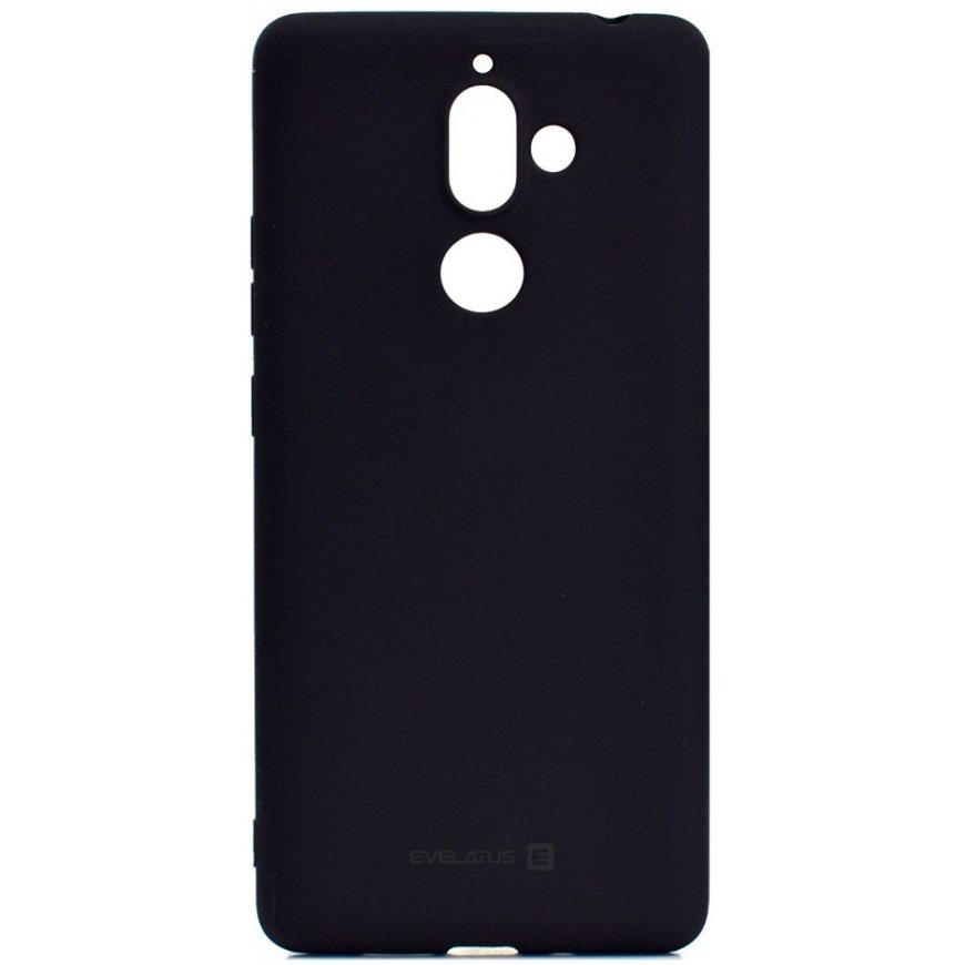 Evelatus Nokia 7 Plus Nano Silicone Case Soft Touch TPU Black
