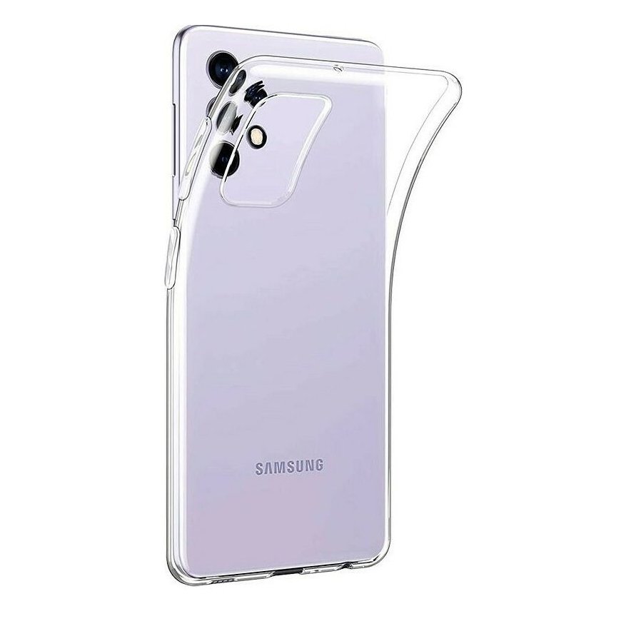 Evelatus Samsung Galaxy A32 Clear Silicone Case 1.5mm TPU Transparent