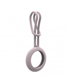 iLike AirTag Silicone Keychain Loop Case Pink
