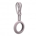 iLike AirTag Silicone Keychain Loop Case Pink