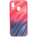 Evelatus Samsung Galaxy A40 Water Ripple Gradient Color Anti-Explosion Tempered Glass Case Gradient Red-Black Evelatus Samsung Galaxy A40 Water Ripple Gradient Color Anti-Explosion Tempered Glass Case Gradient Red-Black