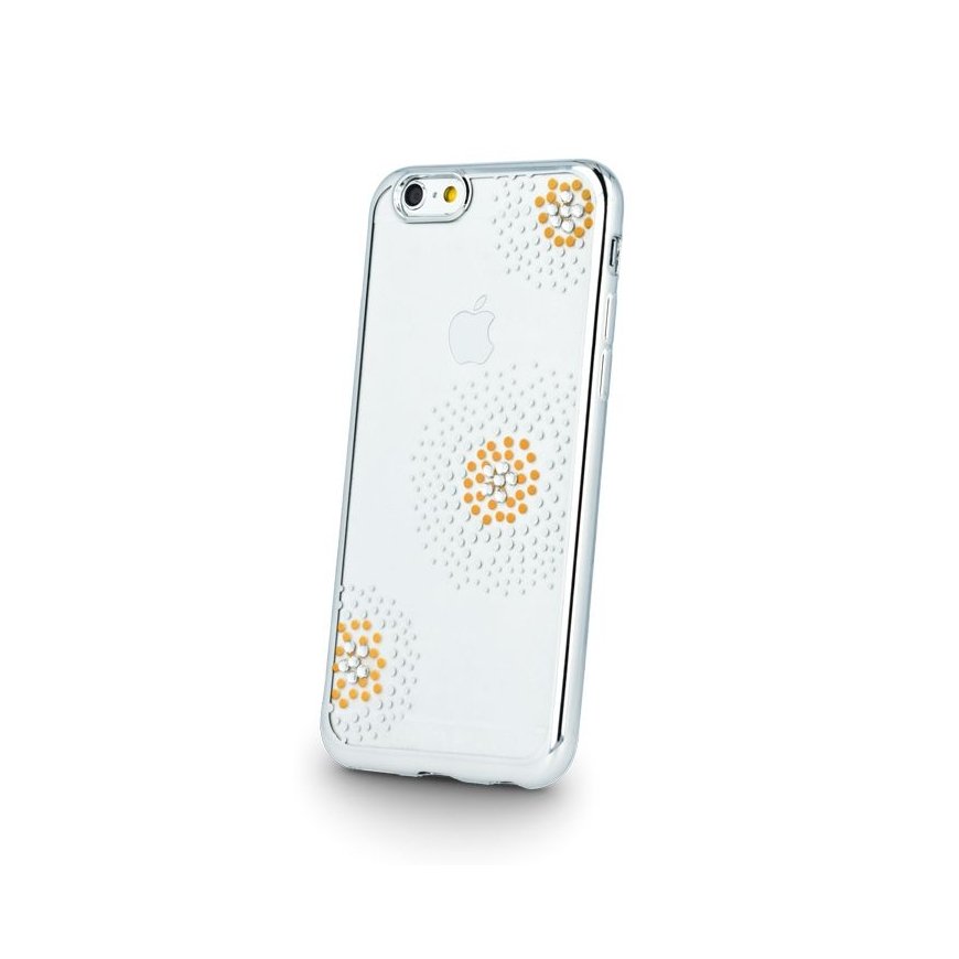 Beeyo Sony E5 Flower Dots TPU Silver
