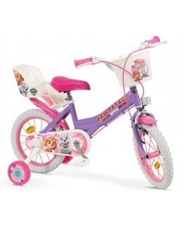 Bērnu velosipēds 14" Paw Patrol Purple 1480 Girl TOIMSA