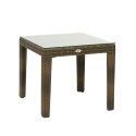 Side table WICKER 50x50xH45cm, cappuccino Side table WICKER 50x50xH45cm, cappuccino