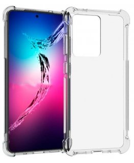 Evelatus Samsung Galaxy S20 Ultra Military Shockproof Silicone Case TPU Transparent