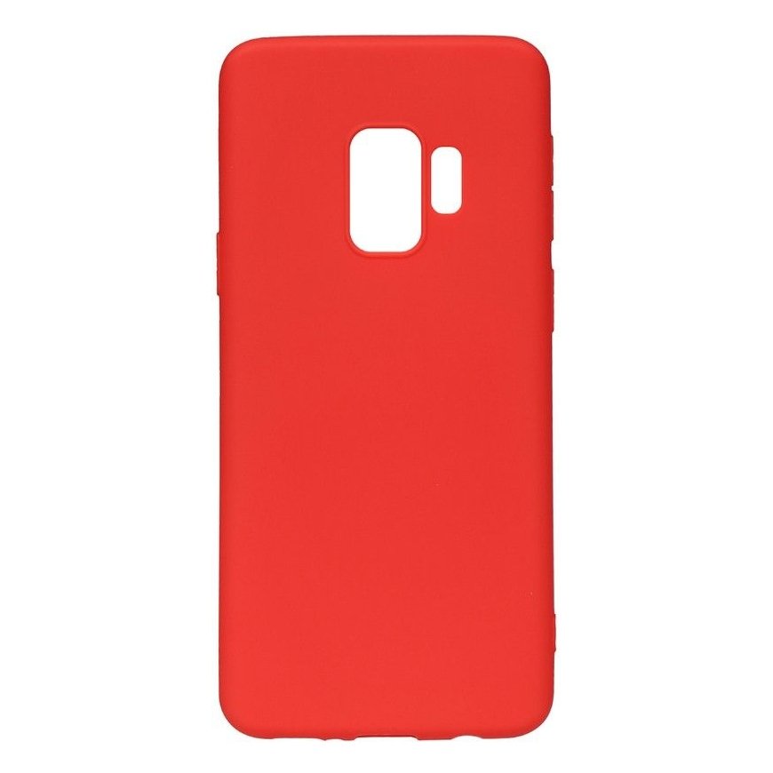 Evelatus Samsung Galaxy S9 Plus Premium Soft Touch Silicone Case Red