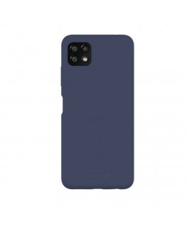 Evelatus Samsung Galaxy A22 5G Premium Soft Touch Silicone Case Midnight Blue