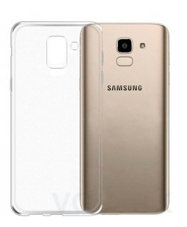 Evelatus Samsung Galaxy J6 Plus Clear Silicone Case 1.5mm TPU Transparent