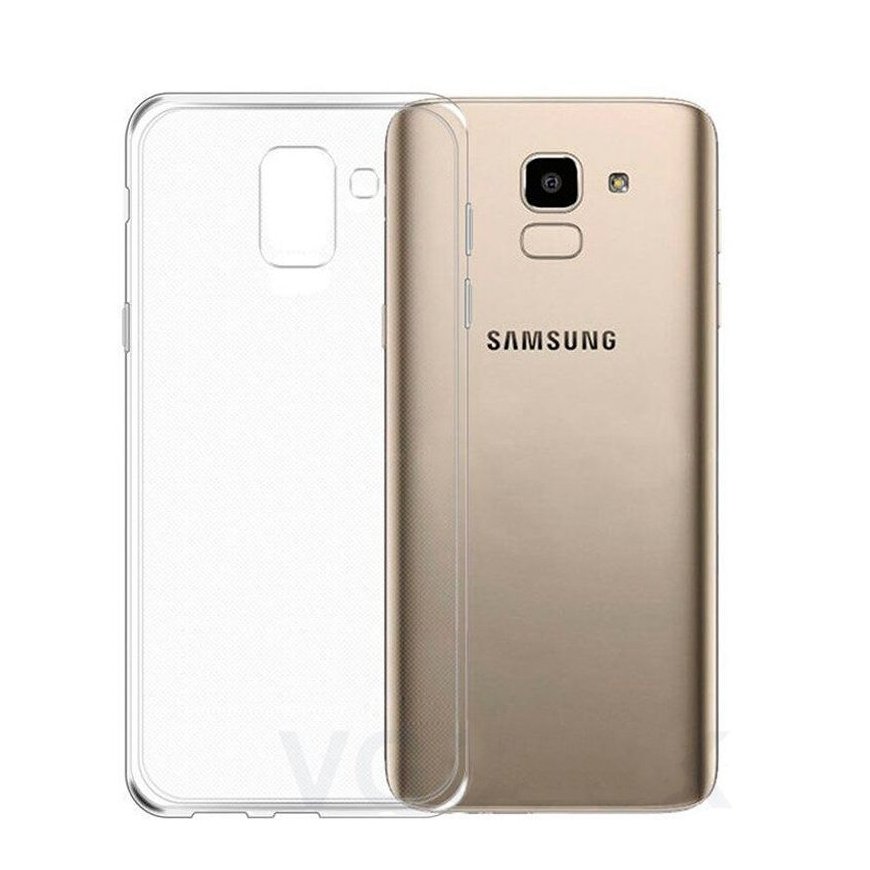 Evelatus Samsung Galaxy J6 Plus Clear Silicone Case 1.5mm TPU Transparent
