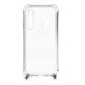 Evelatus Xiaomi Xiaomi Redmi Note 8 / Redmi Note 8 2021 Silicone Transparent with Necklace TPU Strap Space Gray